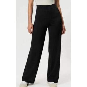 Ninepine Asana Relaxed Straight Zip Pant Black XS NWT!